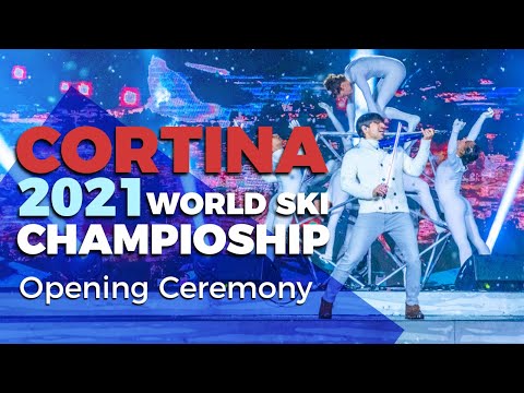 Cortina 2021 Opening Ceremony 🎿 World Ski Championships ❄️ (Andrea Casta, the violinist cut) 🎻